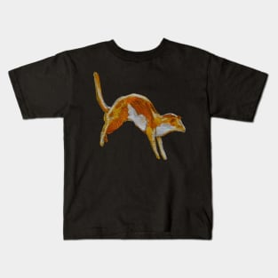 Candy Corn Ferret Kids T-Shirt